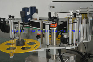 PLC جولة زجاجة الفولاذ المقاوم للصدأ 304 آلة وضع العلامات الأوتوماتيكية مع 10-200 قطعة / دقيقة