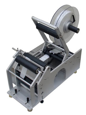 سعر جيد عملية سهلة آلة وضع العلامات شبه الأوتوماتيكية الدقة لزجاجة مستديرة الانترنت