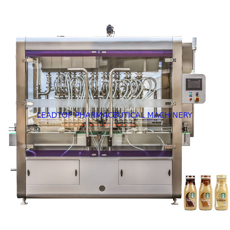 آلة ملء السائل الدوارة الضغط 650 كجم الوزن 0.6MPa عملية الهواء ل50-5000ml النطاق
