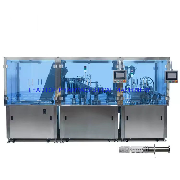آلة ملء حقنة ذاتية التحكم بـ PLC بقدرة إنتاج كبيرة من 1700-2800 قطعة في الساعة
