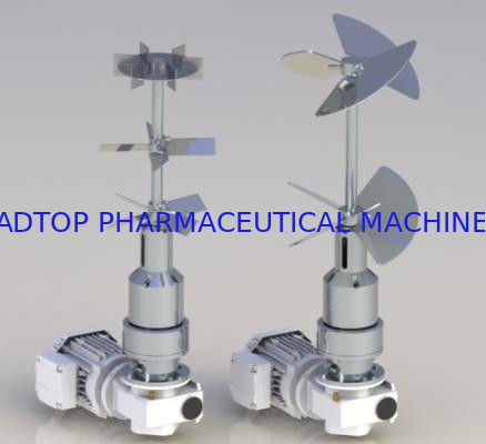 الصحة القاع المغناطيسي المزج الغذاء / الصيدلة / الكيماويات 316L الفولاذ المقاوم للصدأ FDA GMP عدم الاتصال الختم