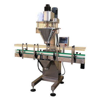 سعر جيد آلة تعبئة مسحوق البودرة الأوتوماتيكية بالدقيق والتوابل 40 زجاجة / دقيقة الانترنت
