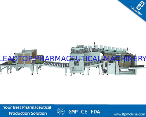 سعر جيد آلة تغليف علب الكرتون الأوتوماتيكية لتعبئة الكرتون 510 * 510 مم كحد أقصى لحجم الختم الانترنت