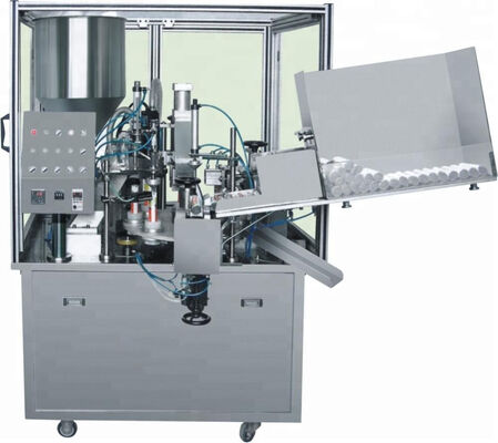 سعر جيد معدات ختم أنبوب البوليمر البلاستيكي ملء آلة مستحضرات التجميل الأسود ماتي الانترنت