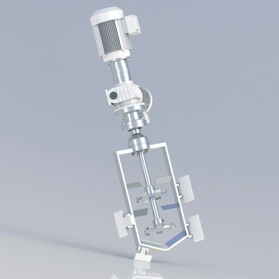 سعر جيد طرازات السرعة المنخفضة عالية القص 316L الفولاذ المقاوم للصدأ المزج الميكانيكي لمستحضرات التجميل المحلبة في التصميم المتوافق مع FDA GMP الانترنت