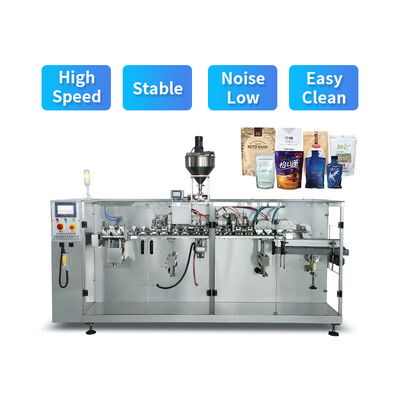 سعر جيد Fully Automatic High Speed Three Servo Food Beverage Chemical Pouch Filling Horizontal multifunctional packaging machine الانترنت